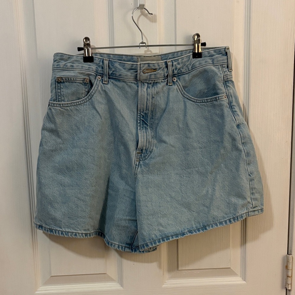 Everlane A-Line Denim Shorts